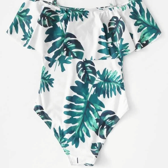 Zaful bathing suit palm pattern - Picture 3 of 6